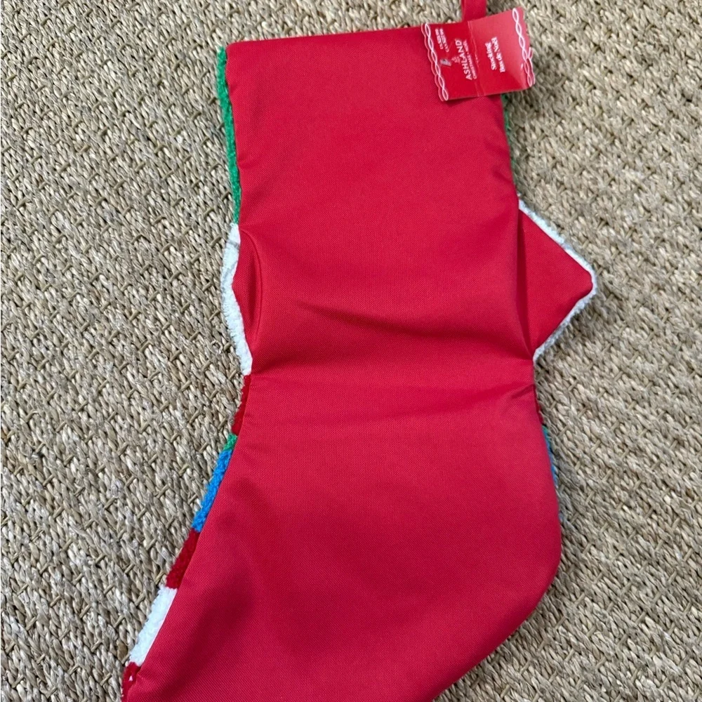Ashland Red‎ Santa Christmas Stocking new